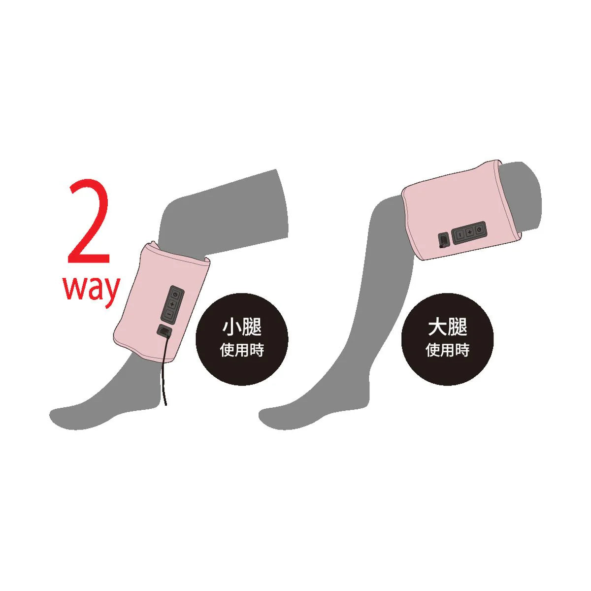 DOSHISHA 大猩猩之握 大腿小腿 兩用按摩器 | GRM-2501